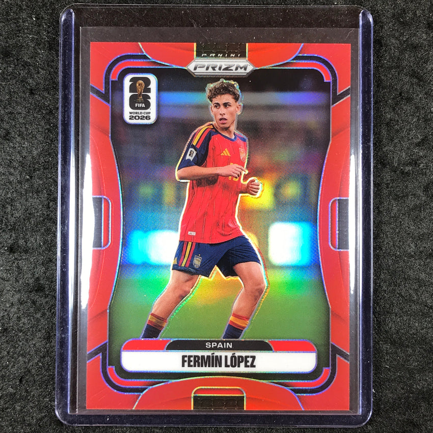2026 Prizm FIFA World Cup FERMIN LOPEZ Red 12/50 #76