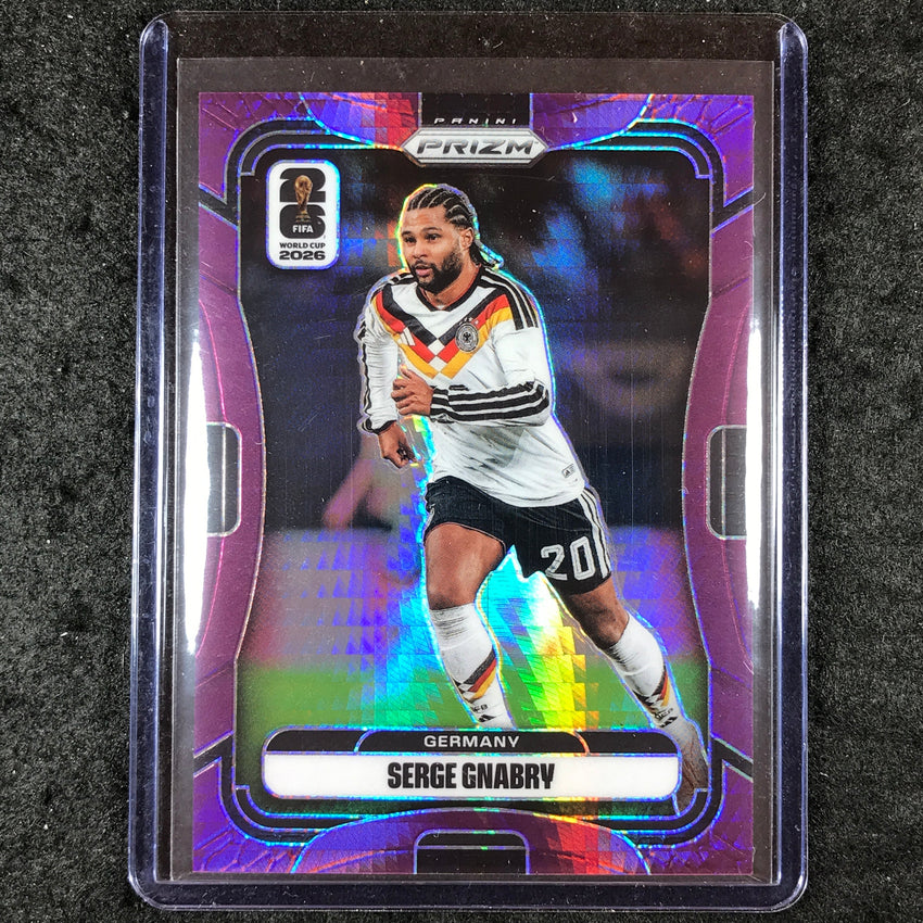 2026 Prizm FIFA World Cup SERGE GNABRY Purple Hyper /299 #43
