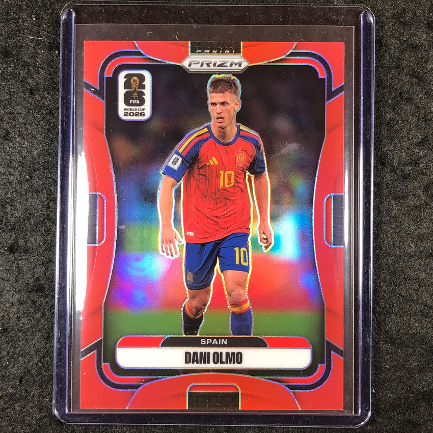 2026 Prizm FIFA World Cup DANI OLMO Red 25/50 #82