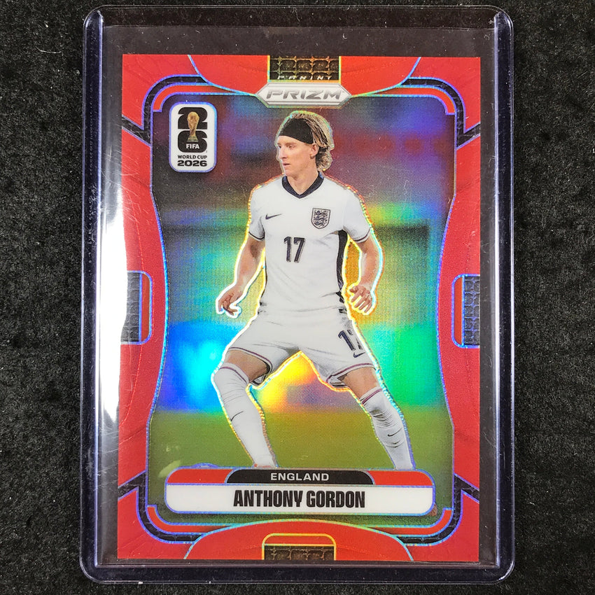 2026 Prizm FIFA World Cup ANTHONY GORDON Red 24/50 #105