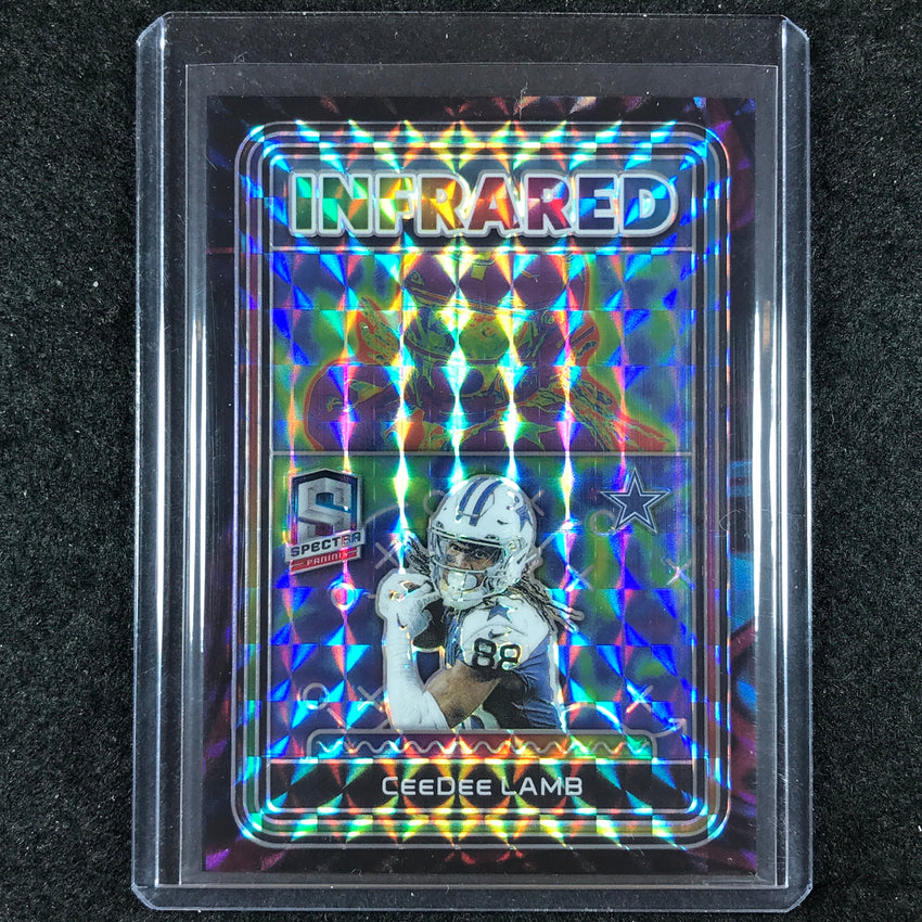 2023 Spectra Football CEEDEE LAMB Infrared Interstellar 29/50