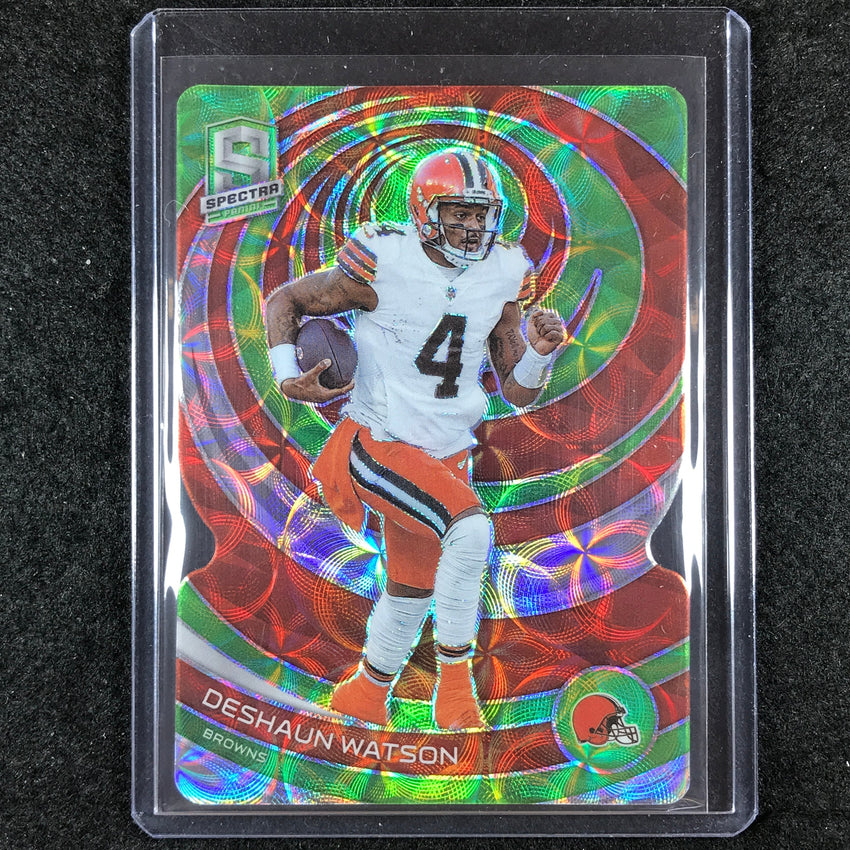 2023 Spectra Football DESHAUN WATSON Base Green Neon Die-Cut 12/30