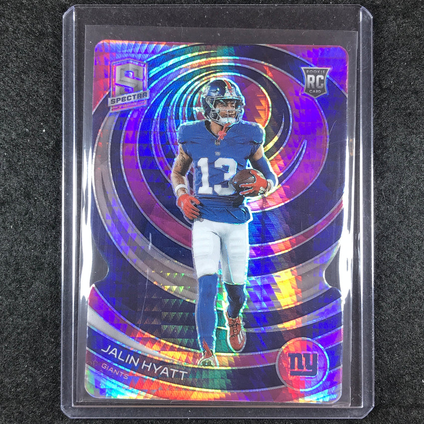 2023 Spectra Football JALIN HYATT Rookie Base Pink Neon Die-Cut 16/20