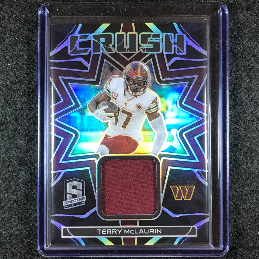 2023 Spectra Football TERRY MCLAURIN Crush Jersey Relic 70/99