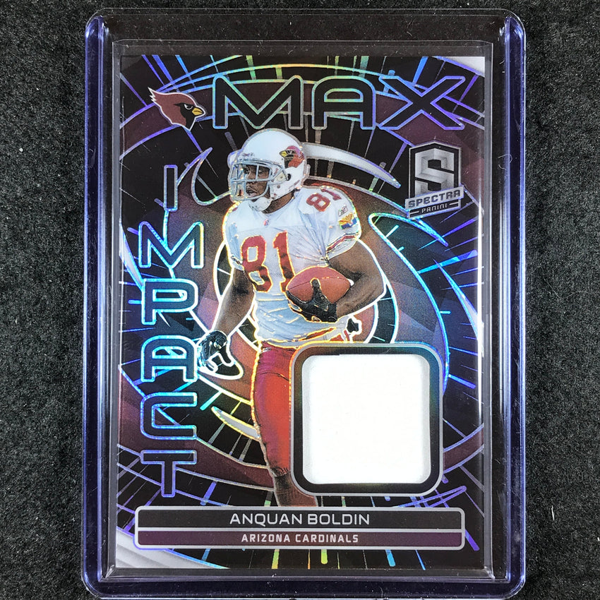 2023 Spectra Football ANQUAN BOLDIN Max Impact Jersey Relic Hyper 62/75