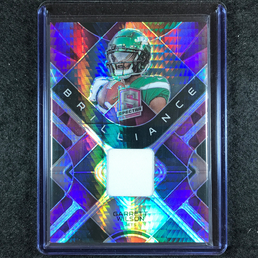 2023 Spectra Football GARRETT WILSON Brilliance Jersey Relic Pink Neon 2/15
