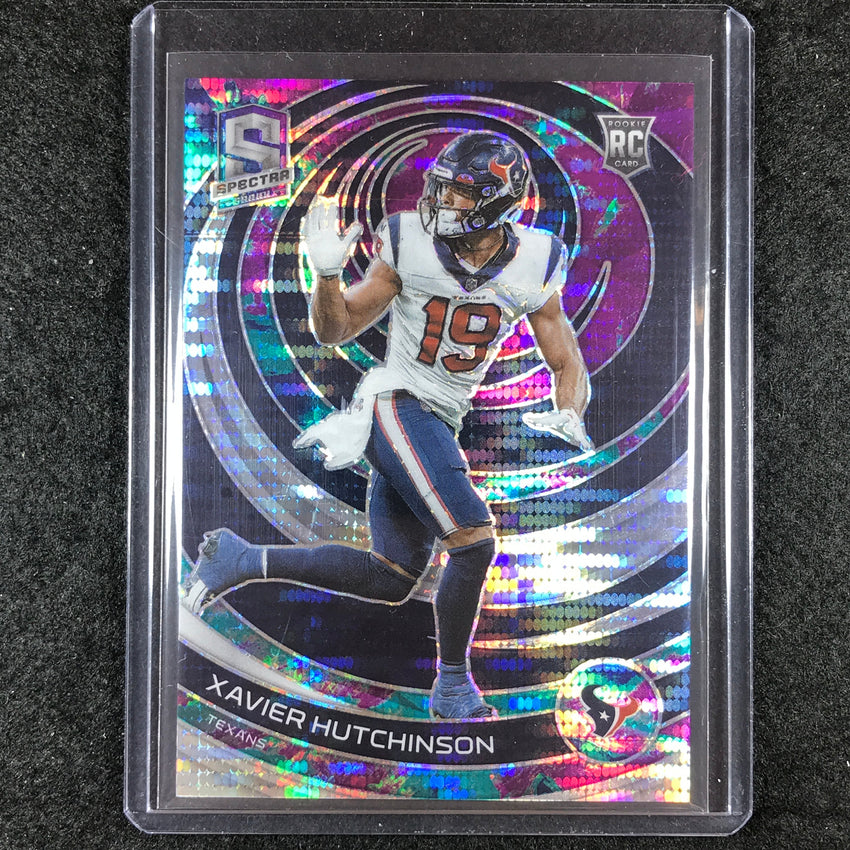 2023 Spectra Football XAVIER HUTCHINSON Rookie Base Celestial 53/99