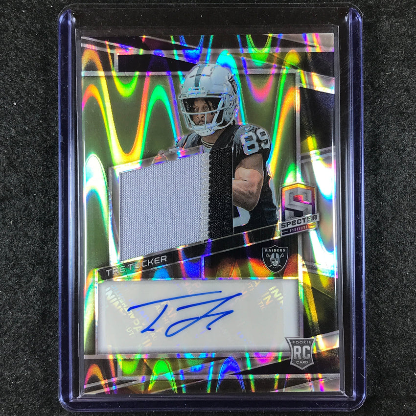 2023 Spectra Football TRE TUCKER Rookie Patch Auto Supernova 44/70