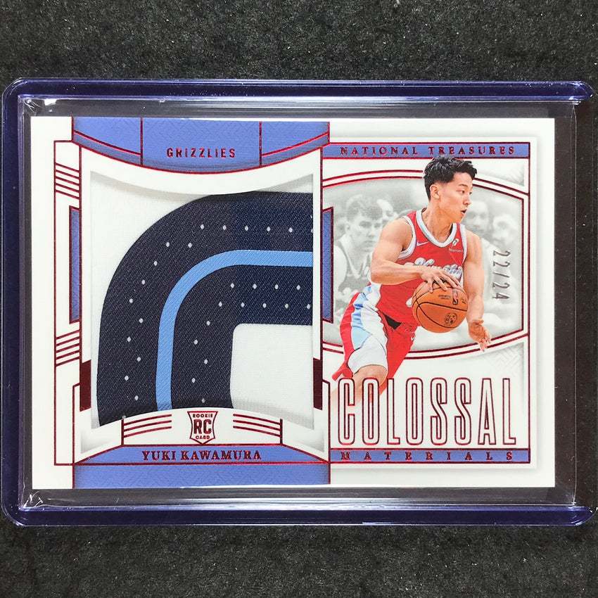 2024-25 National Treasures YUKI KAWAMURA Colossal Rookie Materials Patch 22/24