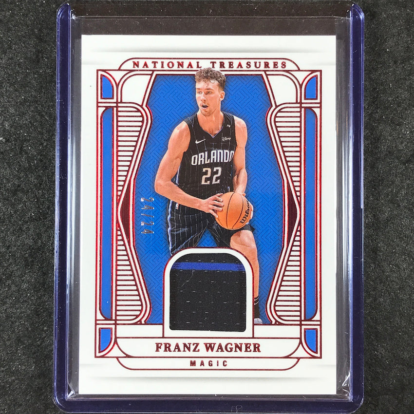 2024-25 National Treasures FRANZ WAGNER Material Treasures Patch 24/24