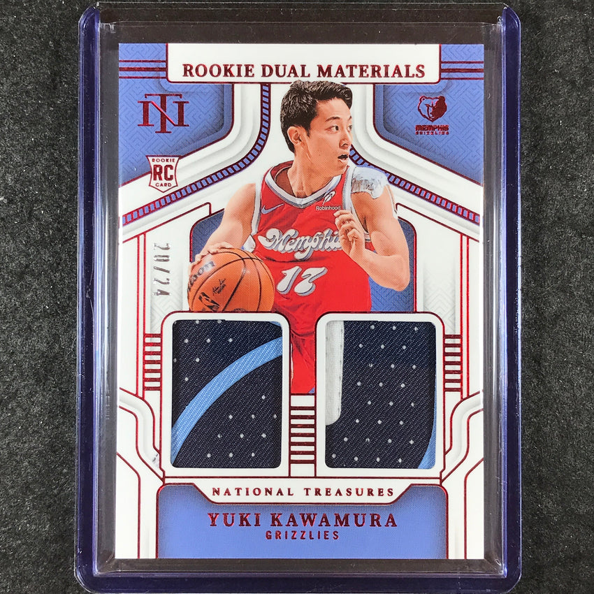 2024-25 National Treasures YUKI KAWAMURA Rookie Dual Materials Patch 20/24