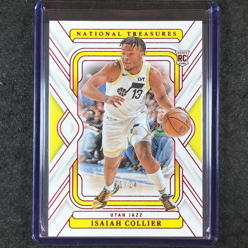 2024-25 National Treasures ISAIAH COLLIER Rookie Base International 21/24 #50