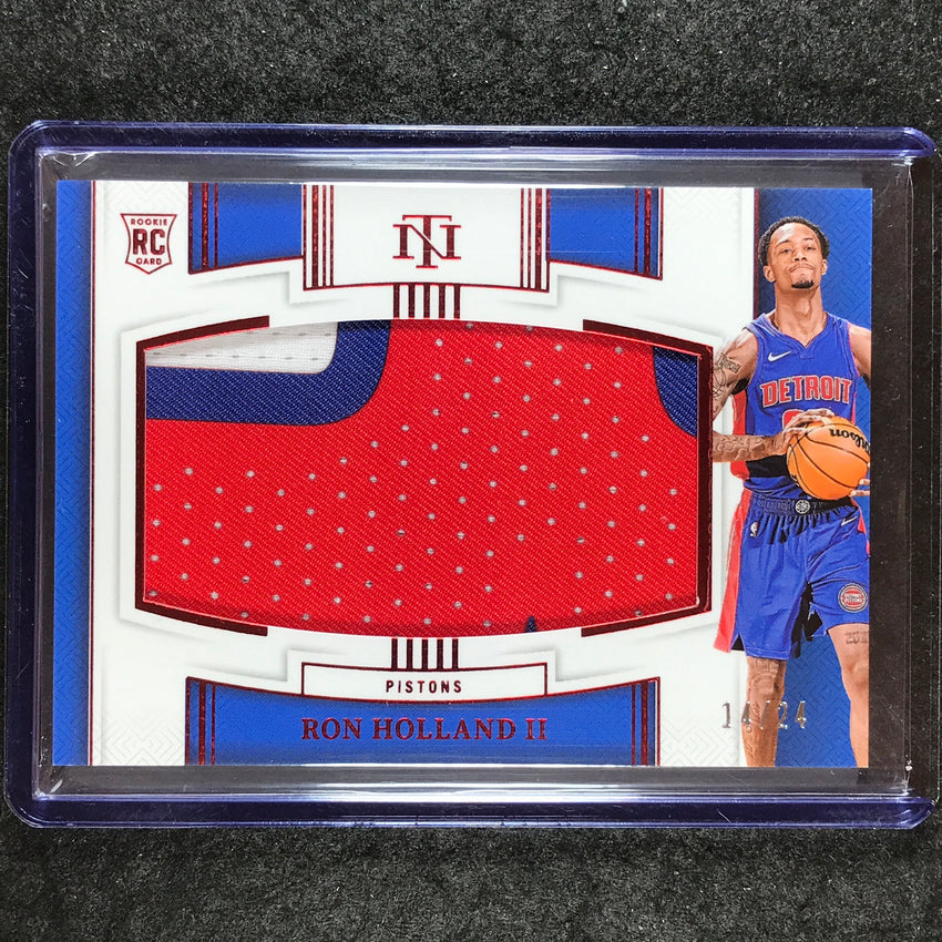 2024-25 National Treasures RON HOLLAND II Rookie Jumbo Materials Patch 14/24
