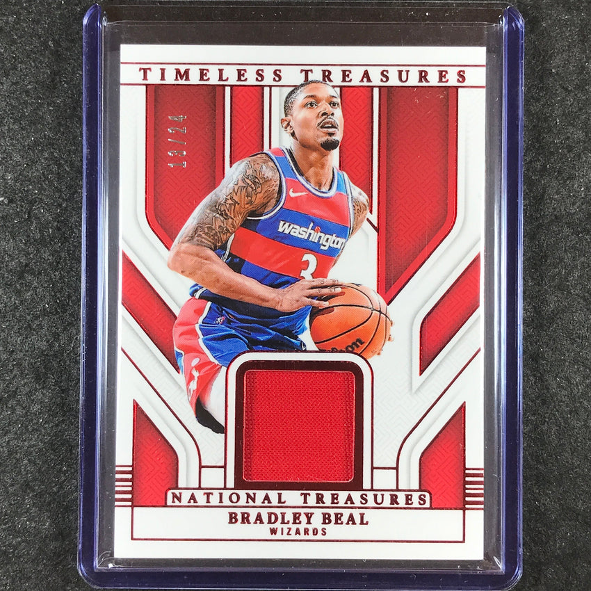 2024-25 National Treasures BRADLEY BEAL Timeless Treasures Jersey 13/24