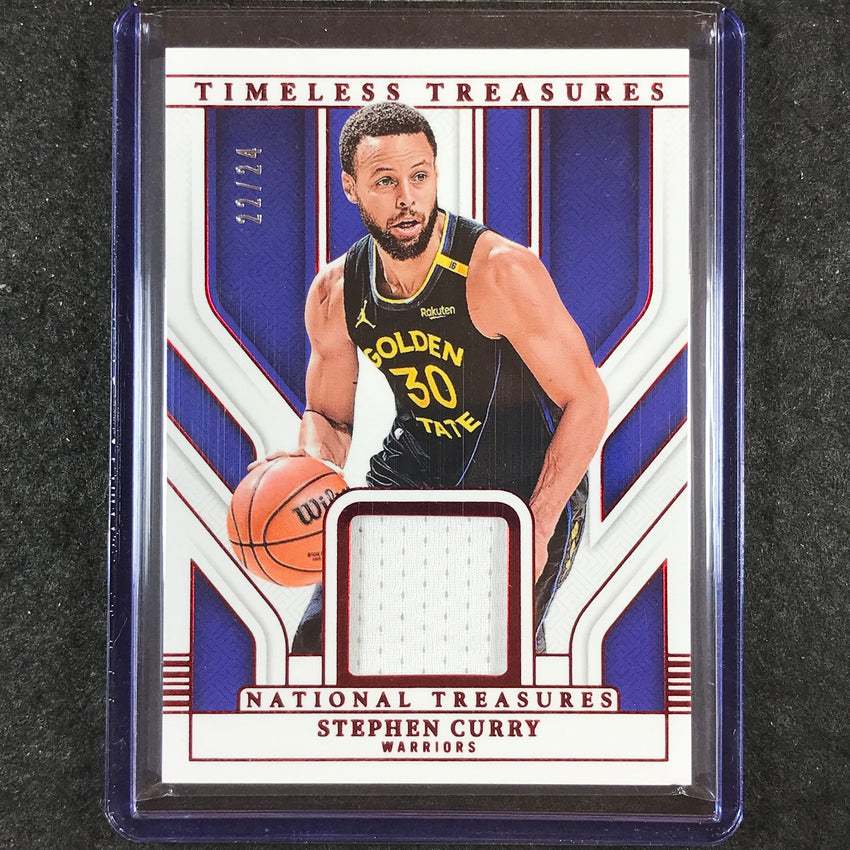 2024-25 National Treasures STEPHEN CURRY Timeless Treasures Jersey 22/24
