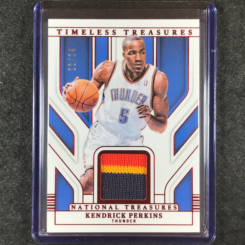 2024-25 National Treasures KENDRICK PERKINS Timeless Treasures Patch 23/24