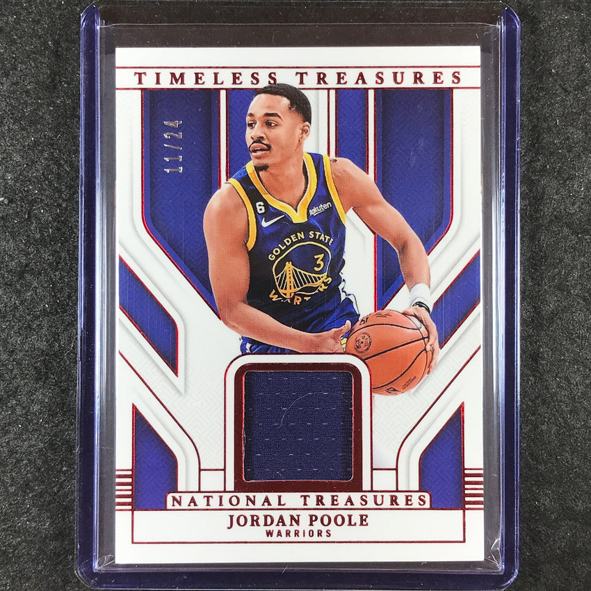 2024-25 National Treasures JORDAN POOLE Timeless Treasures Jersey 11/24
