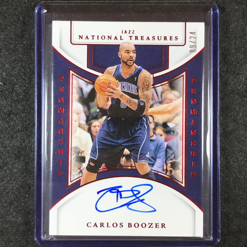2024-25 National Treasures CARLOS BOOZER Penmanship Auto International 9/24