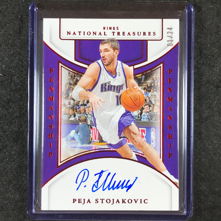 2024-25 National Treasures PEJA STOJAKOVIC Penmanship Auto International 1/24