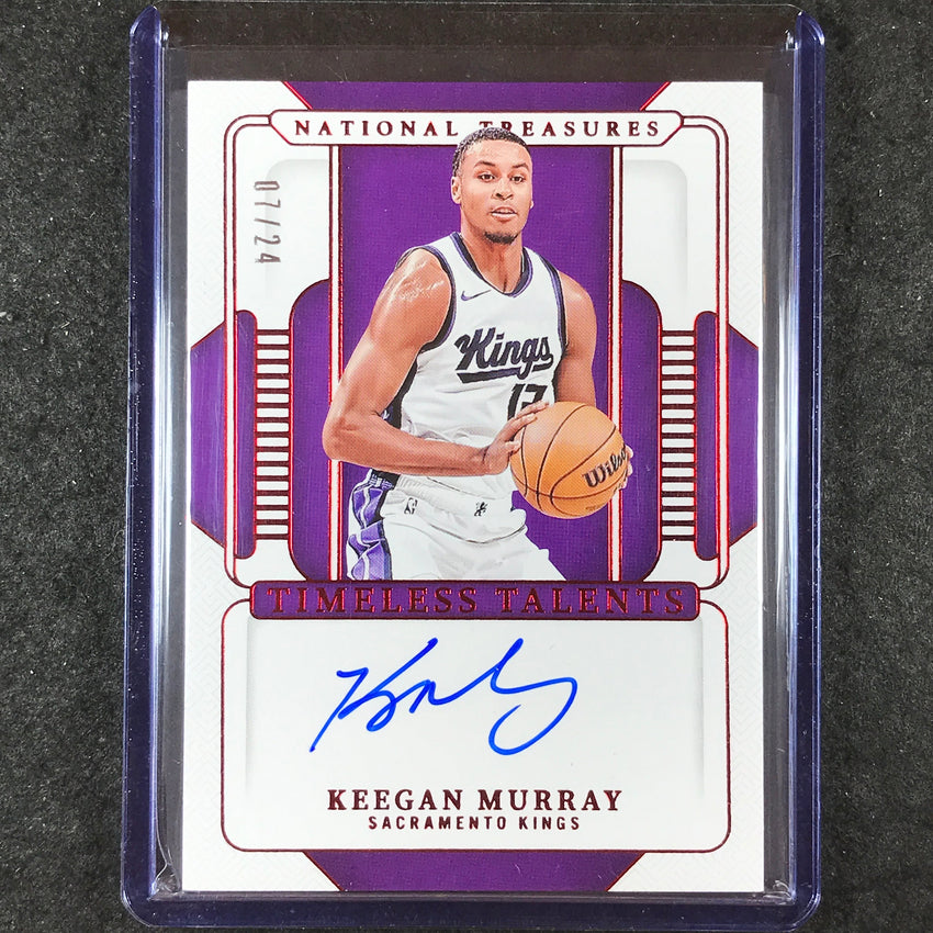 2024-25 National Treasures KEEGAN MURRAY Timeless Talents Auto 7/24