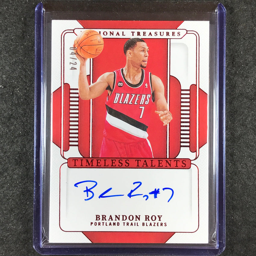 2024-25 National Treasures BRANDON ROY Timeless Talents Auto International 4/24