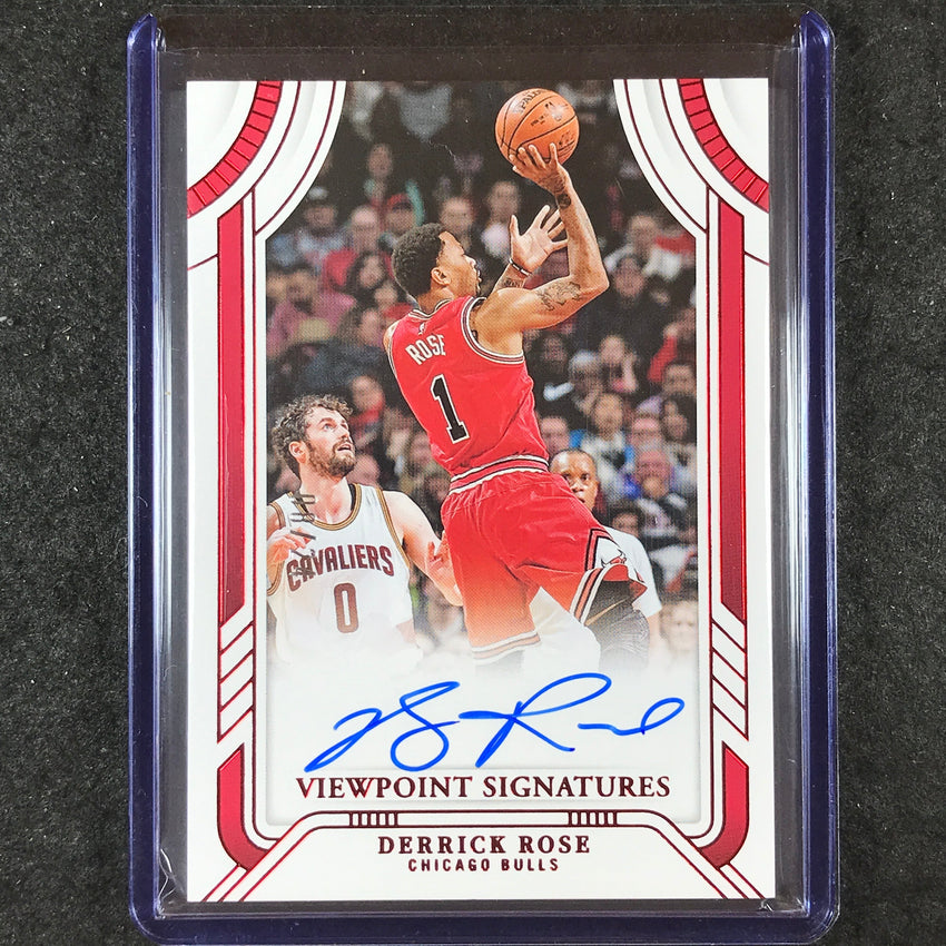 2024-25 National Treasures DERRICK ROSE Viewpoint Signatures Auto Red 8/24