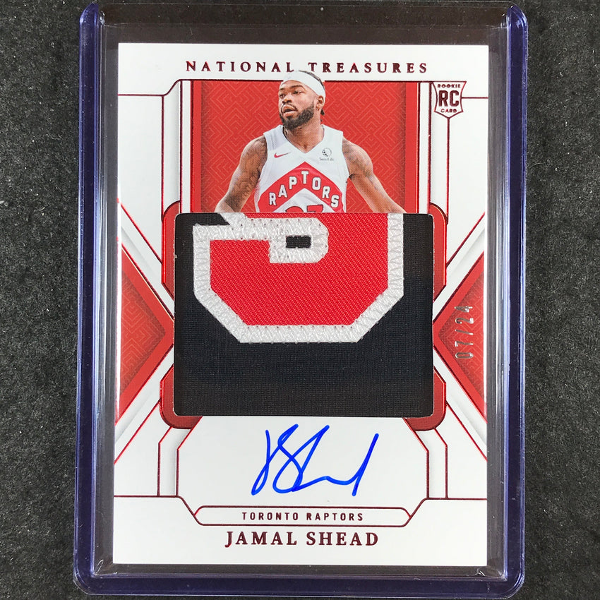 2024-25 National Treasures JAMAL SHEAD Rookie Patch Auto International 7/24 #125