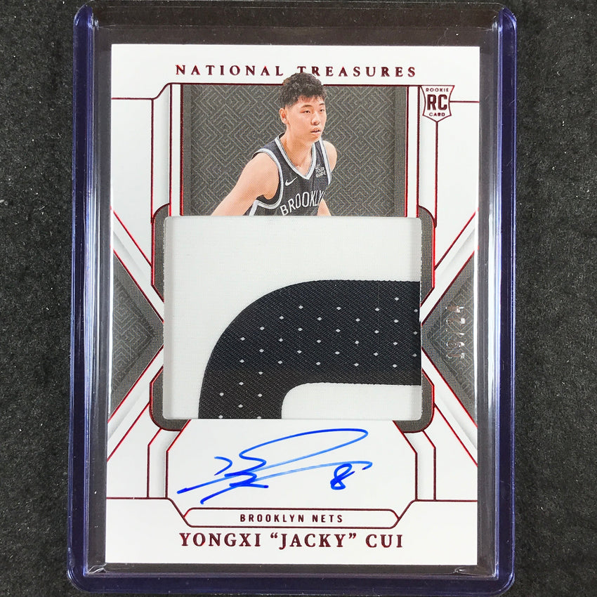2024-25 National Treasures YONGXI "JACKY" CUI Rookie Patch Auto 19/24 #140