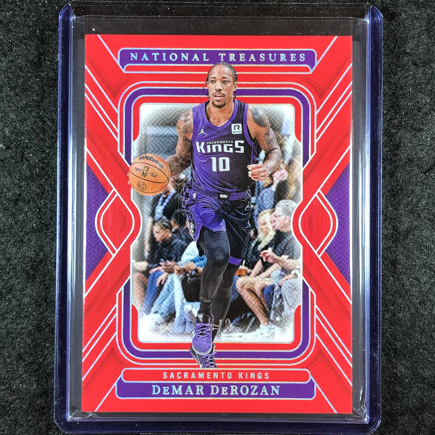 2024-25 National Treasures DEMAR DEROZAN Base International Red 5/8 #61
