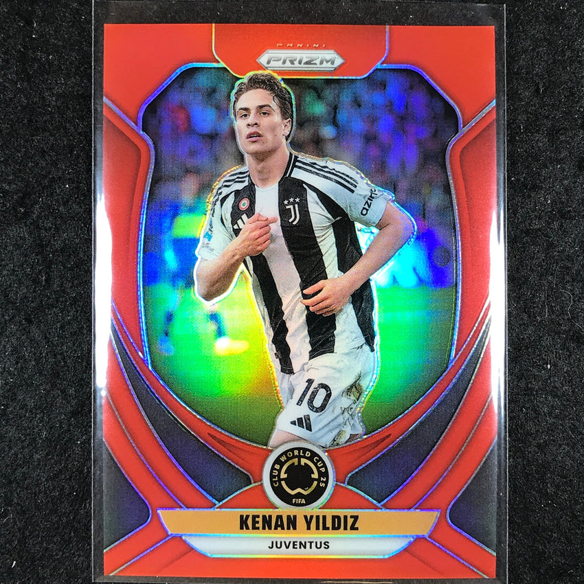 2025 Prizm FIFA Club World Cup KENAN YILDIZ Red /199 #120