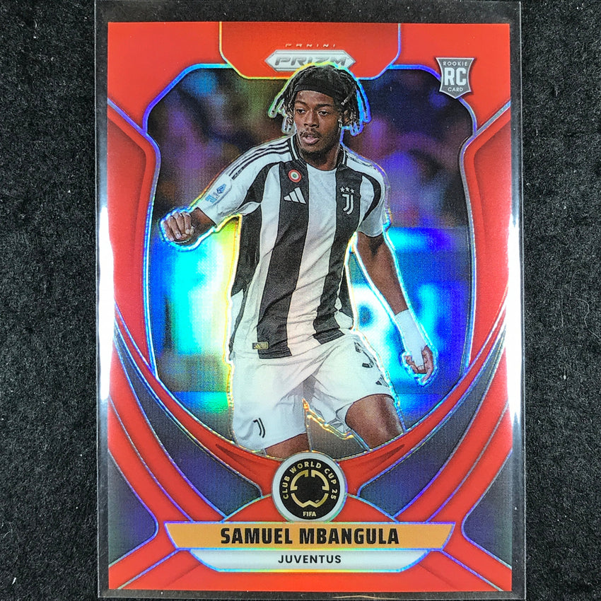 2025 Prizm FIFA Club World Cup SAMUEL MBANGULA Rookie Red /199 #124