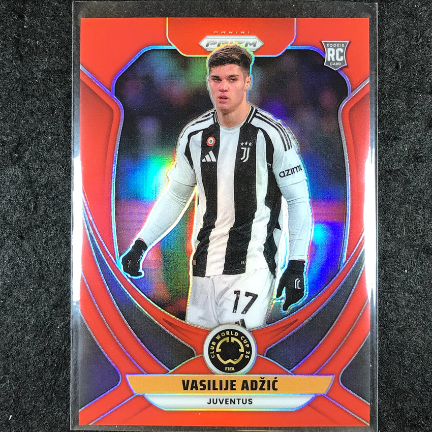 2025 Prizm FIFA Club World Cup VASILIJE ADZIC Rookie Red /199 #126