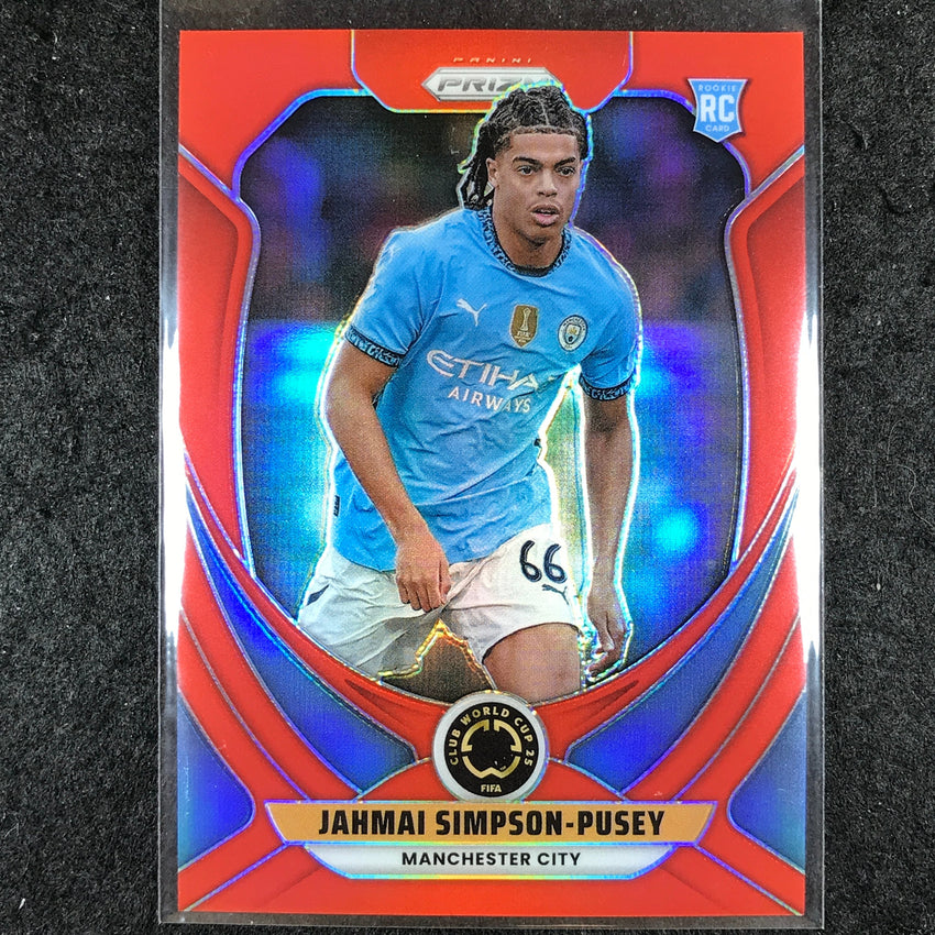 2025 Prizm FIFA Club World Cup JAHMAI SIMPSON-PUSEY Rookie Red /199 #137