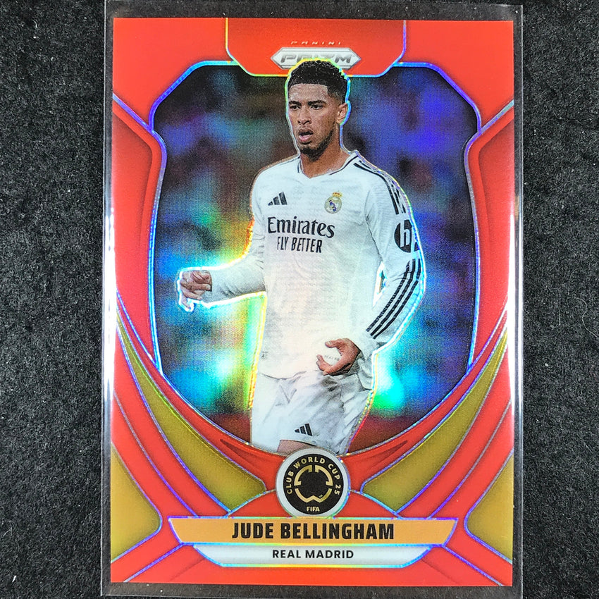 2025 Prizm FIFA Club World Cup JUDE BELLINGHAM Red /199 #163