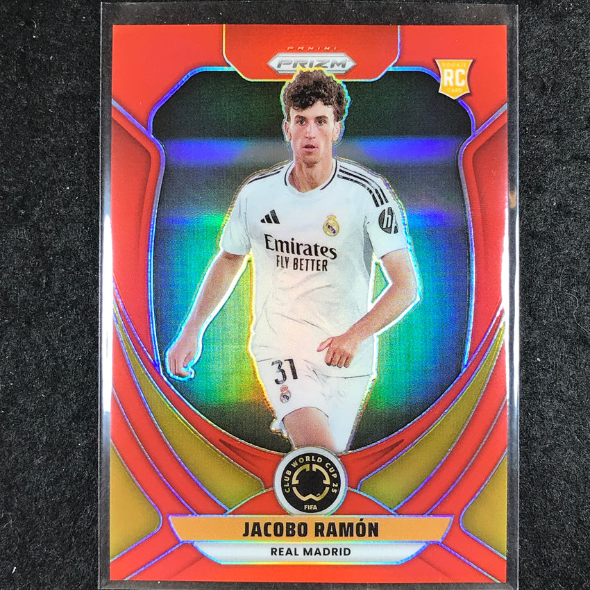 2025 Prizm FIFA Club World Cup JACOBO RAMON Rookie Red /199 #166