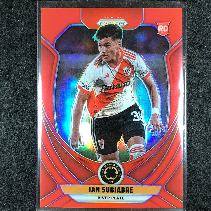 2025 Prizm FIFA Club World Cup IAN SUBIABRE Rookie Red /199 #176