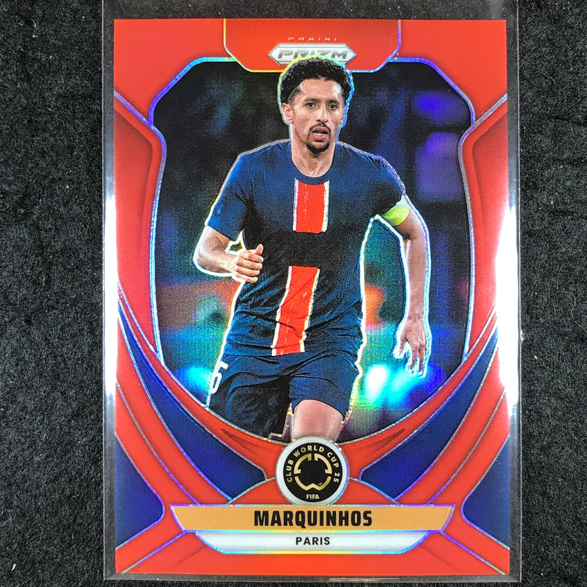 2025 Prizm FIFA Club World Cup MARQUINHOS Red /199 #180