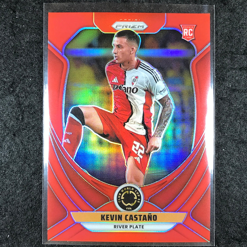 2025 Prizm FIFA Club World Cup KEVIN CASTANO Rookie Red /199 #181