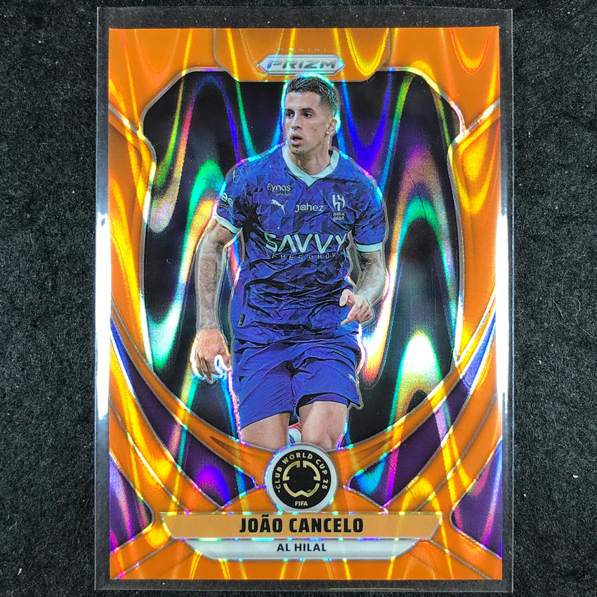 2025 Prizm FIFA Club World Cup JOAO CANCELO Base Orange Seismic 152/199 #14