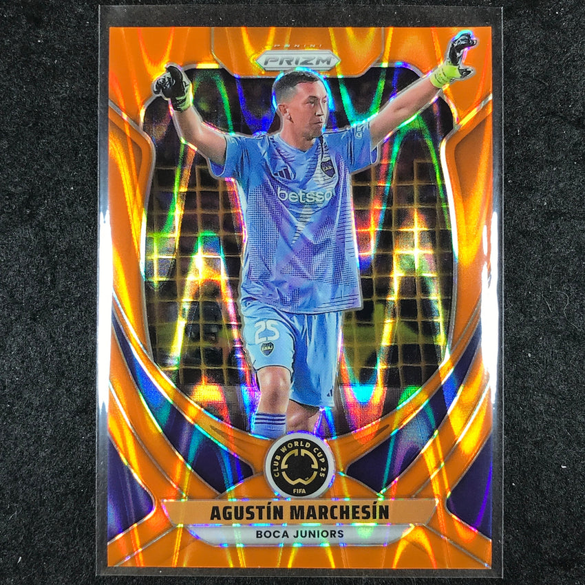 2025 Prizm FIFA Club World Cup AGUSTIN MARCHESIN Base Orange Seismic 161/199 #40