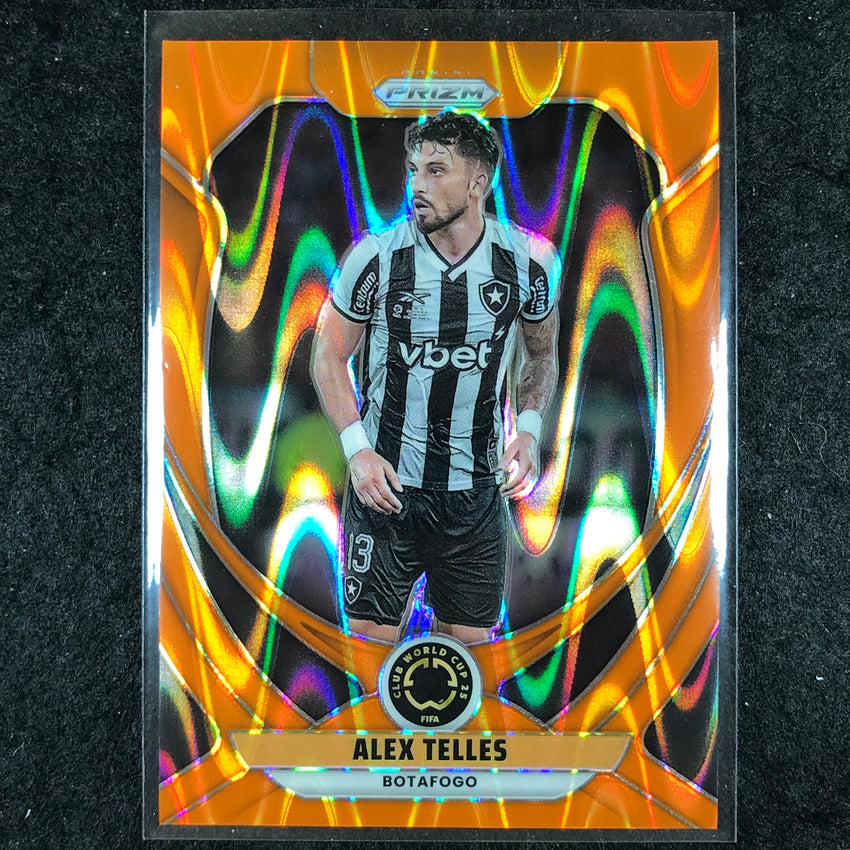 2025 Prizm FIFA Club World Cup ALEX TELLES Base Orange Seismic 162/199 #56