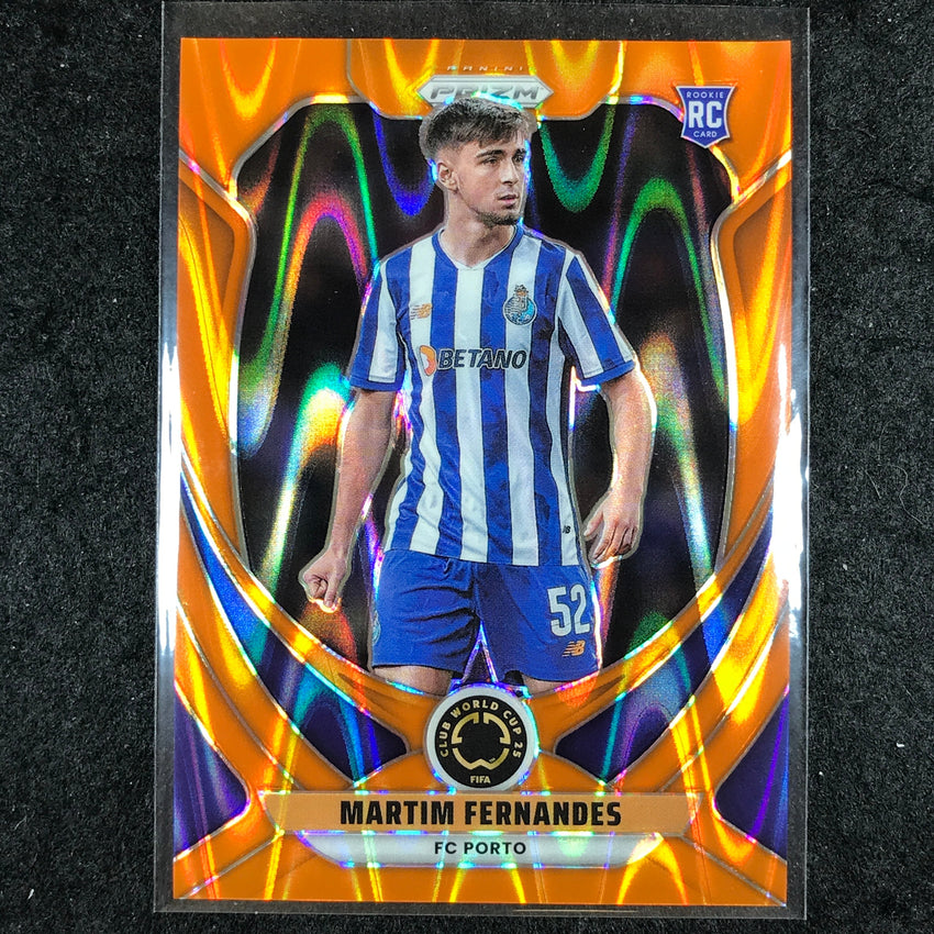 2025 Prizm FIFA Club World Cup MARTIM FERNANDES Rookie Orange Seismic 151/199