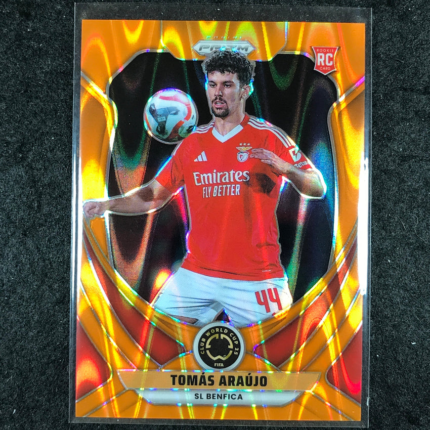 2025 Prizm FIFA Club World Cup TOMAS ARAUJO Base Orange Seismic 188/199 #186