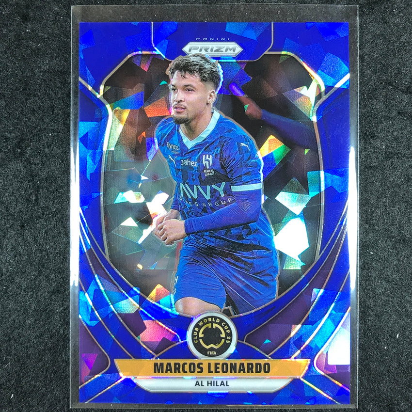 2025 Prizm FIFA Club World Cup MARCOS LEONARDO Blue Ice /175 #15