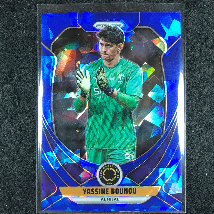 2025 Prizm FIFA Club World Cup YASSINE BOUNOU Blue Ice /175 #18