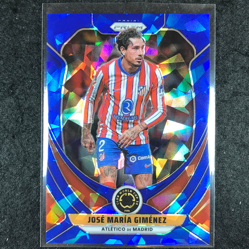 2025 Prizm FIFA Club World Cup JOSE MARIA GIMENEZ Blue Ice /175 #24