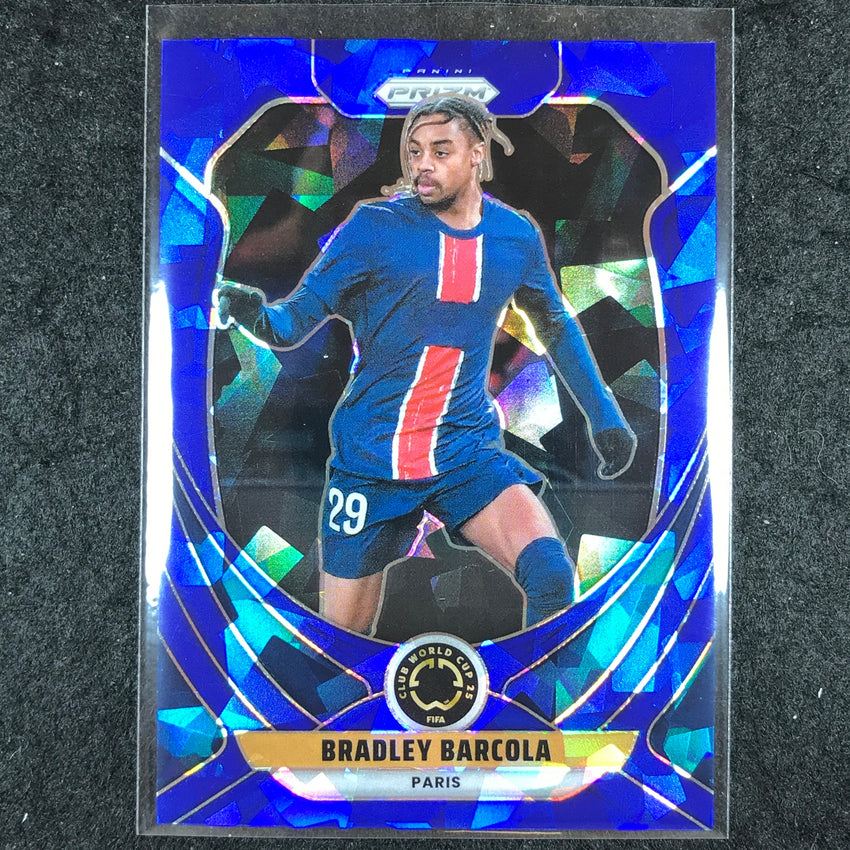 2025 Prizm FIFA Club World Cup BRADLEY BARCOLA Blue Ice /175 #27