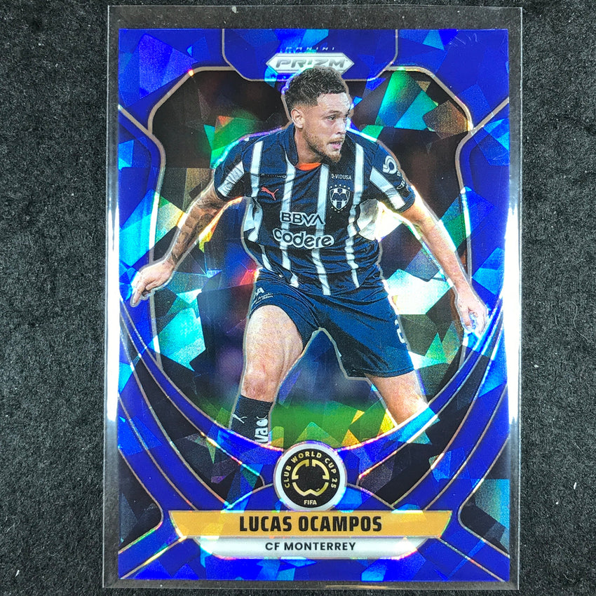 2025 Prizm FIFA Club World Cup LUCAS OCAMPOS Blue Ice /175 #62