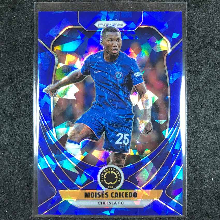 2025 Prizm FIFA Club World Cup MOISES CAICEDO Blue Ice /175 #70