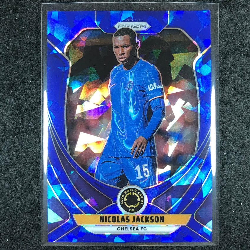 2025 Prizm FIFA Club World Cup NICOLAS JACKSON Blue Ice /175 #71